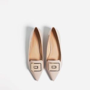 Zara Pointed Toe Flats NWT